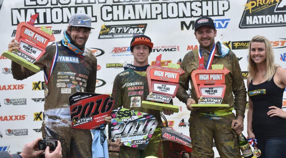 Overall Podium: (2) Chad Wienen, (1) Joel Hetrick, (3) Ronnie Higgerson