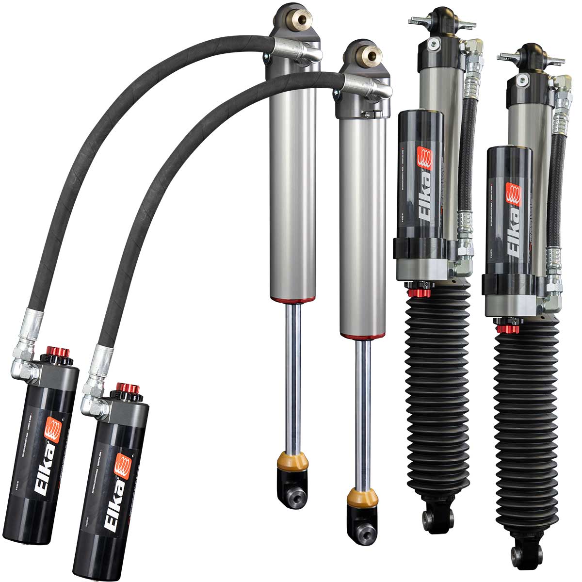 3.0 DC RESERVOIR FRONT & REAR KIT SHOCKS for JEEP WRANGLER (JL), 2018 to 2024 (except hydrid models) (JL, 2 in. to 3 in. lift)