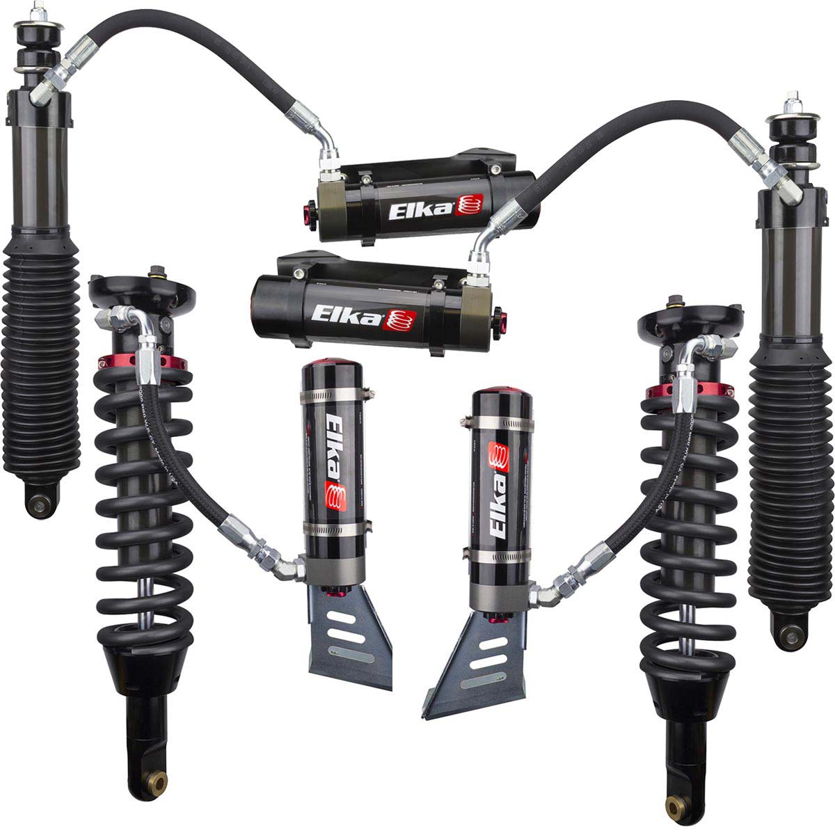 2.5 DC RESERVOIR FRONT & REAR SHOCKS KIT for LEXUS GX470, 2002 to 2009 (with KDSS) (2 in. to 3 in. lift)