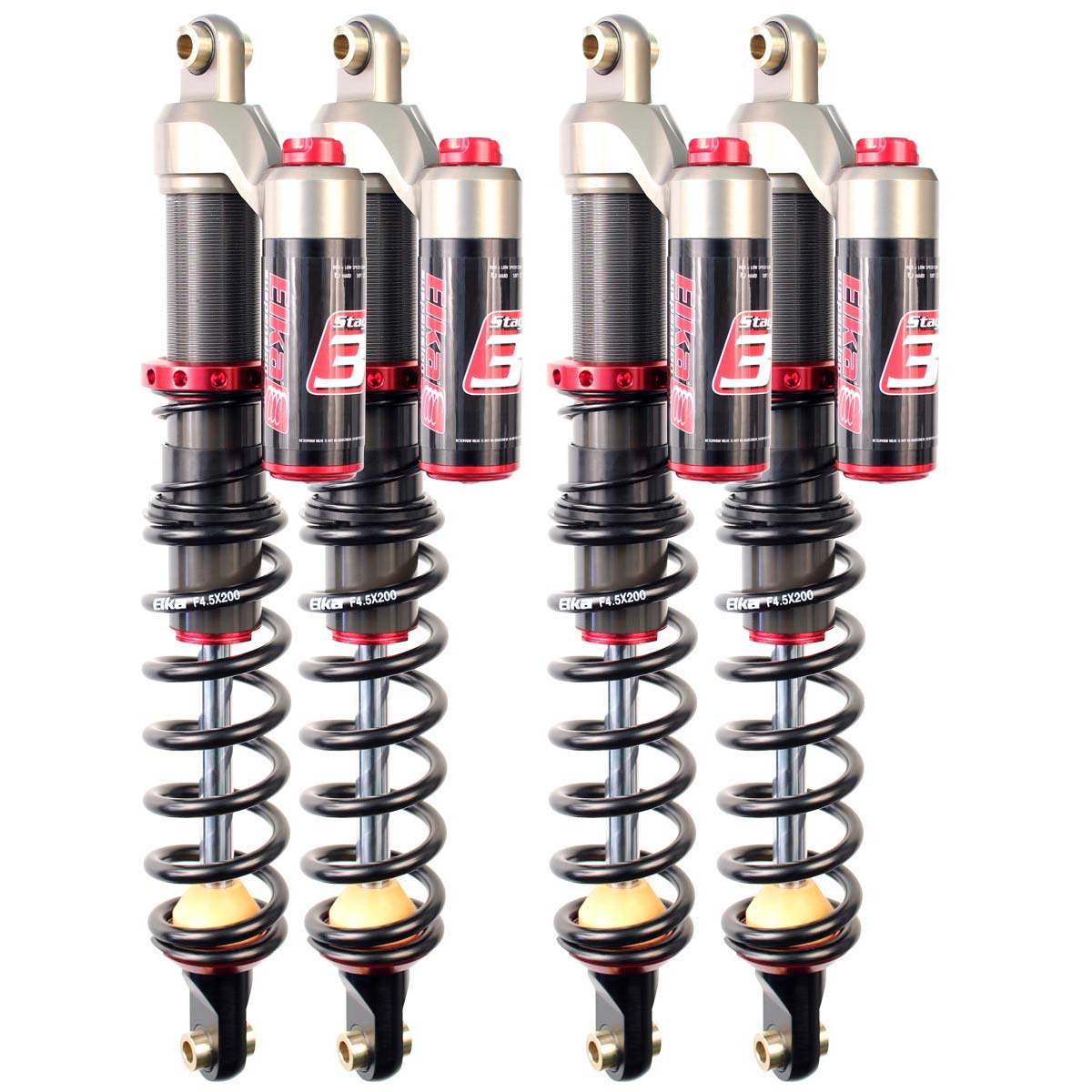STAGE 3 KIT FRONT & REAR KIT SHOCKS for SUZUKI KINGQUAD 750 AXI, 2017 to 2025