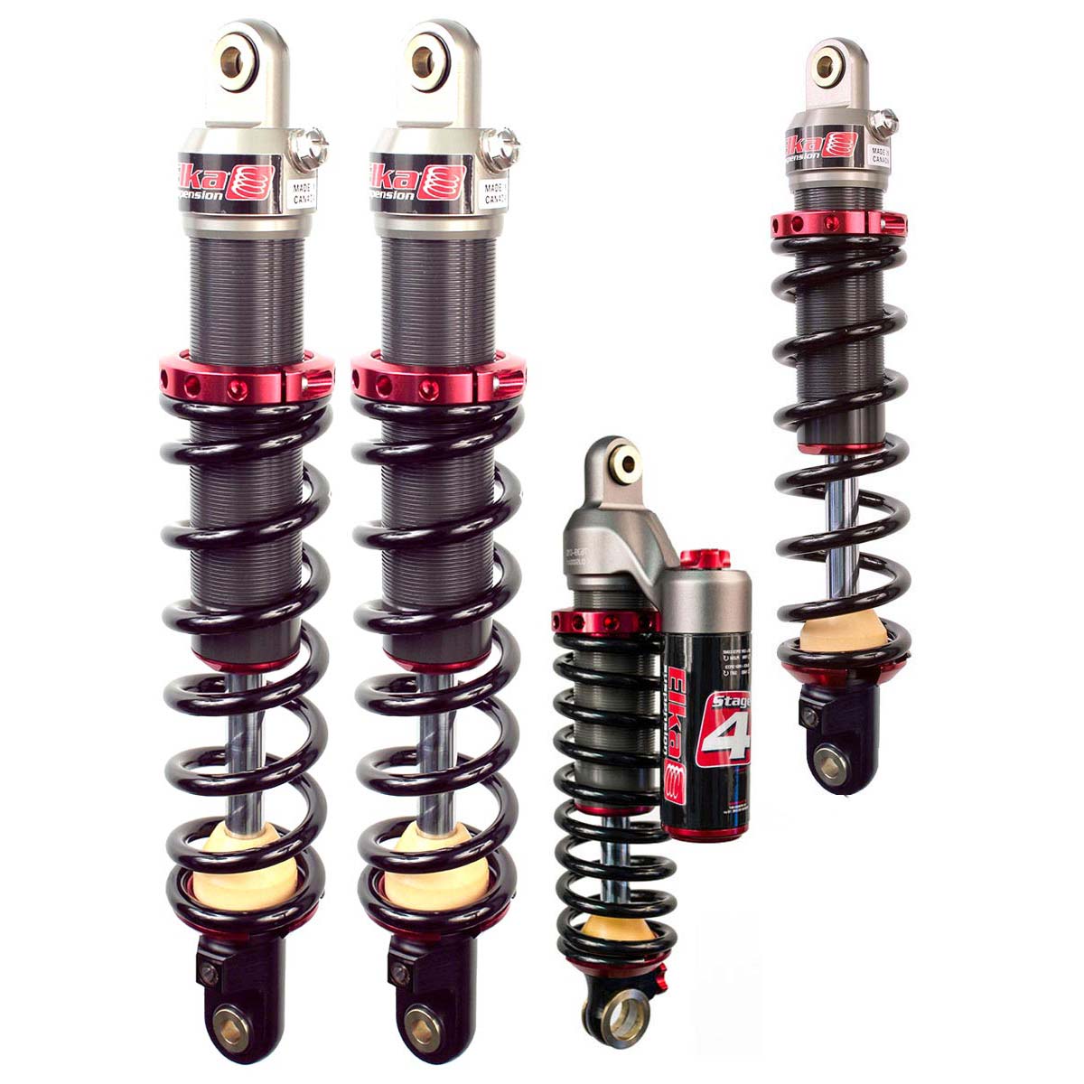 RECREATIONAL KIT FRONT & REAR SHOCKS for SKI-DOO SUMMIT SP 850 E-TEC (154,165), 2017 to 2018